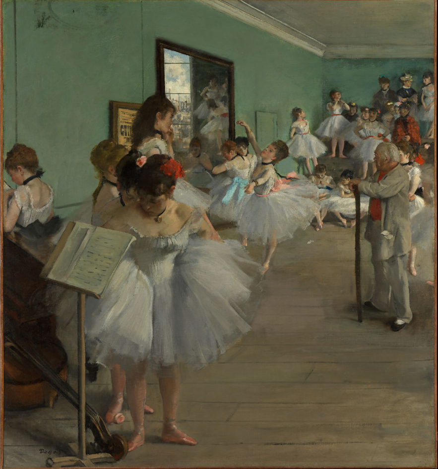 Edgar Degas (La clase de ballet)