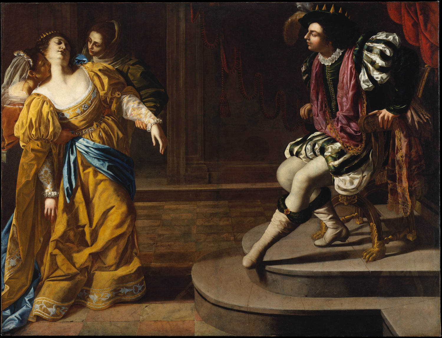 Artemisia Gentileschi (Ester y Asuero)