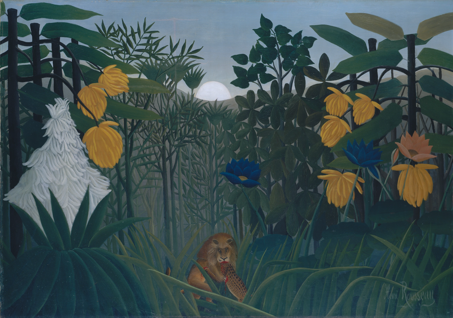 Henri Rousseau (La comida del león)