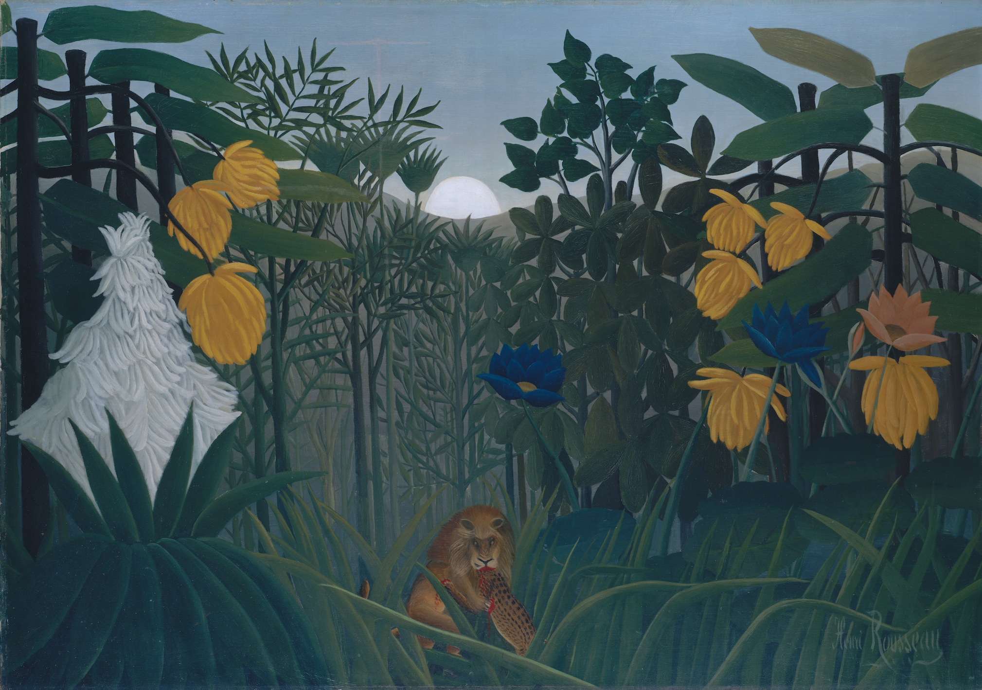 Henri Rousseau (La comida del león)