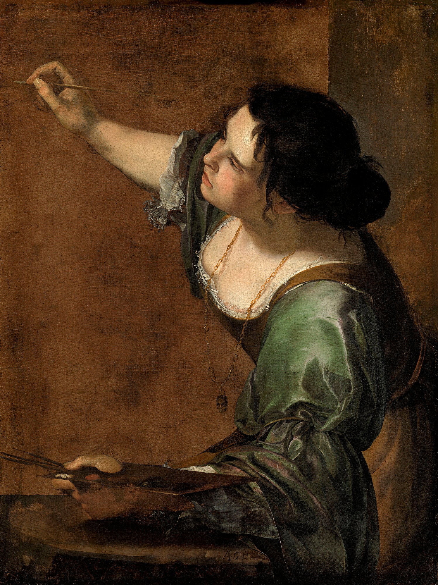 Artemisia Gentileschi (Autorretrato)