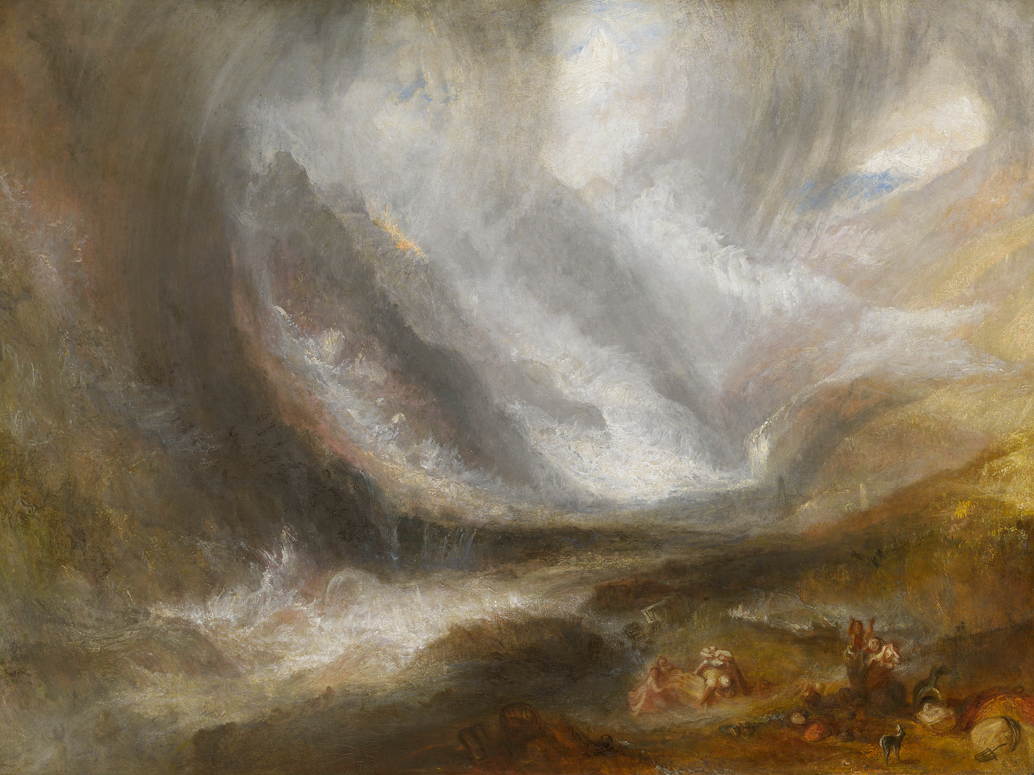 J.M.W. Turner (Valle de Aosta: Tormenta de nieve, avalancha y truenos)